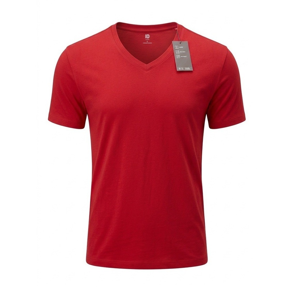 Ideology Mens Performance Tee V-Neck Short Sleeve Red 100142117MN Large NWT